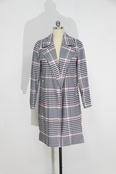 Ανοιξιάτικο-φθινόπωρο γυναικείο σακάκι σχήματος V με ντεκολτέ σε σχήμα V, κατάλληλο για τη  καθημερινή ζωή