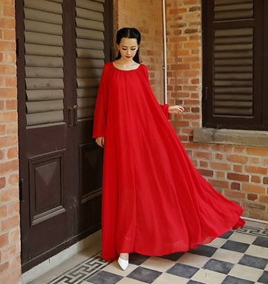 Γυναικείο καλοκαιρινό μακρύ φόρεμα σε διαφορετικά χρώματα