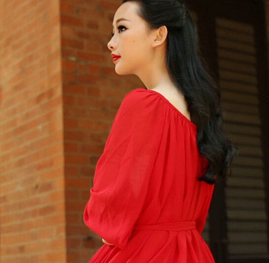 Γυναικείο καλοκαιρινό μακρύ φόρεμα σε διαφορετικά χρώματα