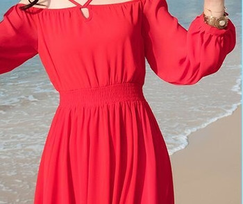 Rochie de vara dama cu umerii cazuti
