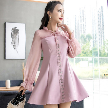 Rochie elegantă de damă cenușă de trandafiri