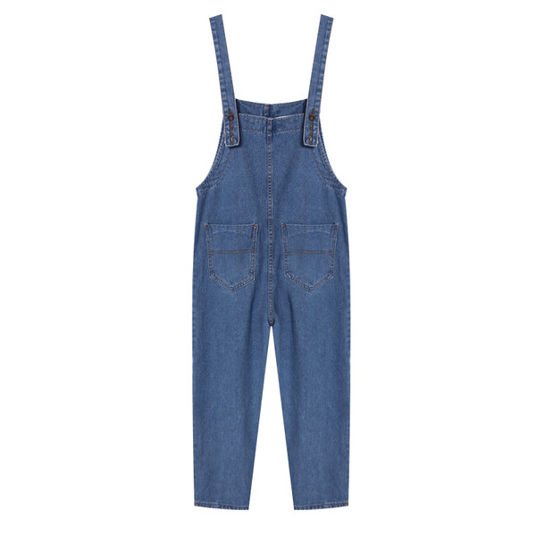 Γυναικεία τζιν ολόσωμο  με τσέπες σε δύο χρώματα