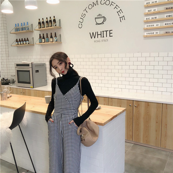 Κομψό μακρύ γυναικείο ολόσωμο παντελόνι σε δύο χρώματα