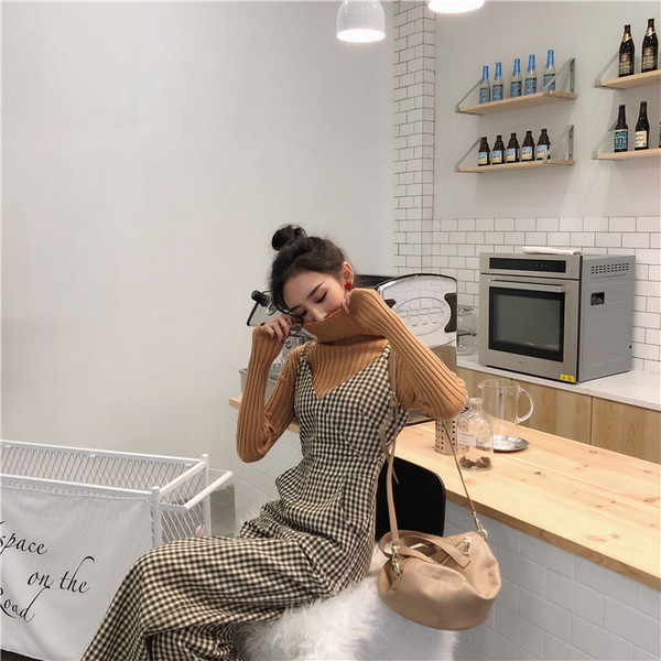 Κομψό μακρύ γυναικείο ολόσωμο παντελόνι σε δύο χρώματα