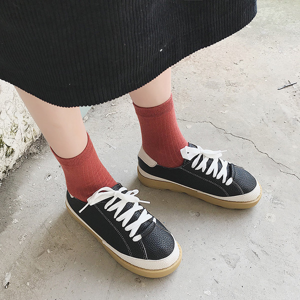 Κομψά casual γυναικεία παπούτσια από οικολογικό δέρμα σε τρία χρώματα