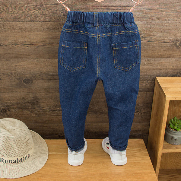 Αθλητικά-casual παιδικά τζιν για τα αγόρια με κινούμενα σχέδια