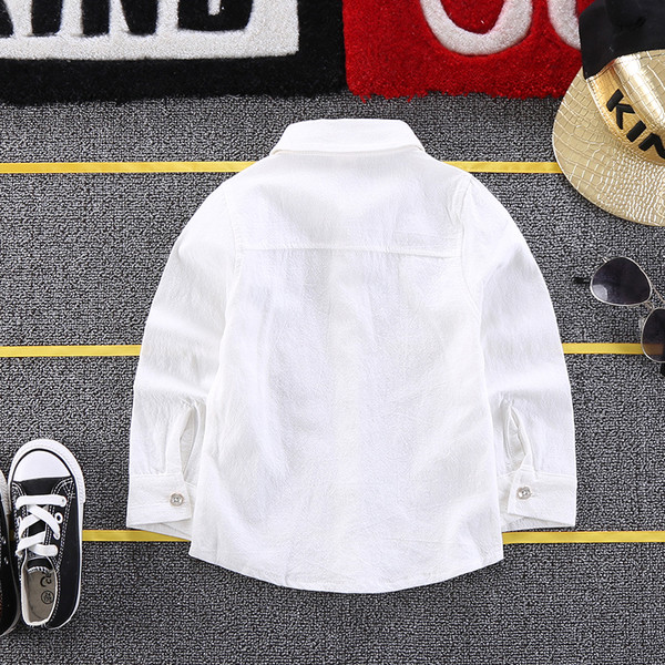 Sportos-elegáns gyerek ing fiúknak csokornyakkendő