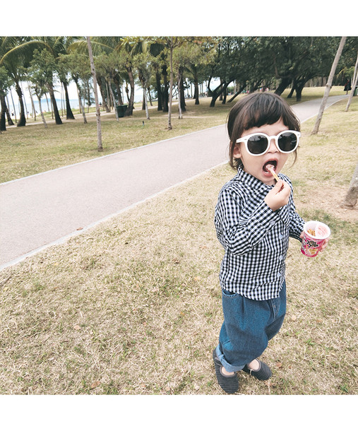 Κομψό παιδικό πουκάμισο για κορίτσια με κορδέλα