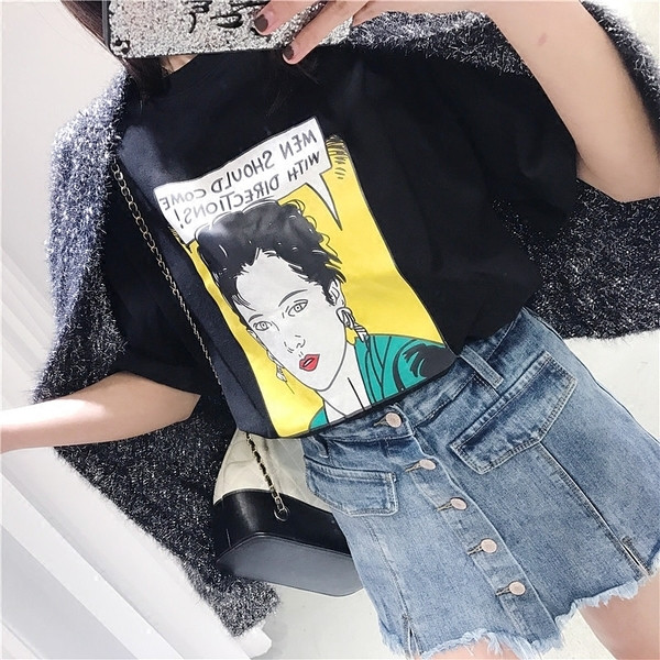 Κομψή γυναικεία μπλούζα με  φαρδύ μανίκι 3/4 σε γκρι, λευκό και μαύρο χρώμα