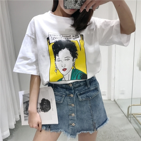 Κομψή γυναικεία μπλούζα με  φαρδύ μανίκι 3/4 σε γκρι, λευκό και μαύρο χρώμα