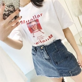 Bluză de damă casual elegantă cu mâneci largi 3/4 cu aplicație