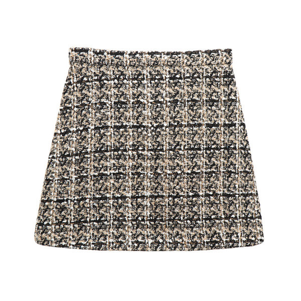 Σύγχρονη γυναικέια κοντή φούστα σε δύο χρώματα