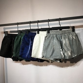 Pantaloni sport si casual dama stralucitori cu cravate in multe culori