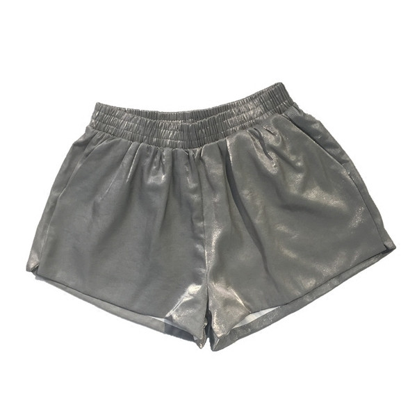 Σπορ γυαλιστερο γυναικείο παντελόνι με δεσμούς σε πολλά χρώματα