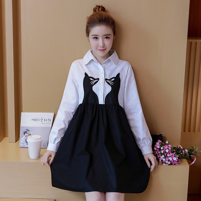 Rochie sportiva si eleganta pentru gravide in doua culori