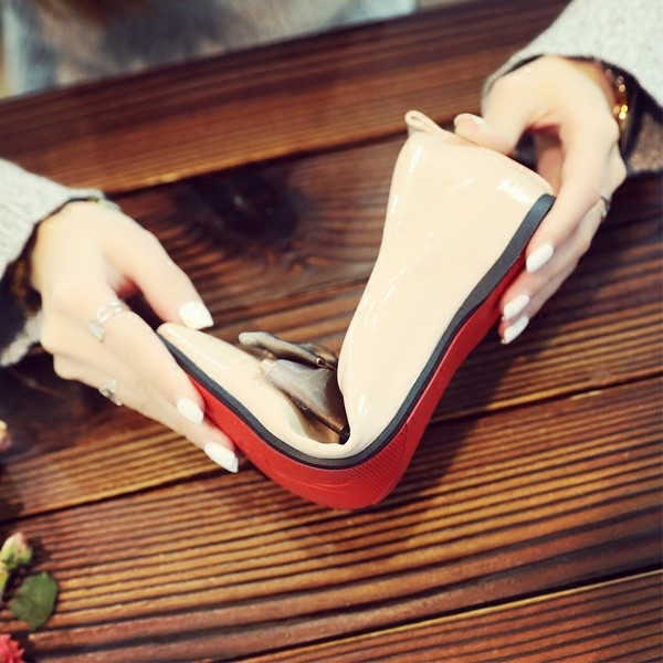 Mocasini de dama cu panglica in doua culori