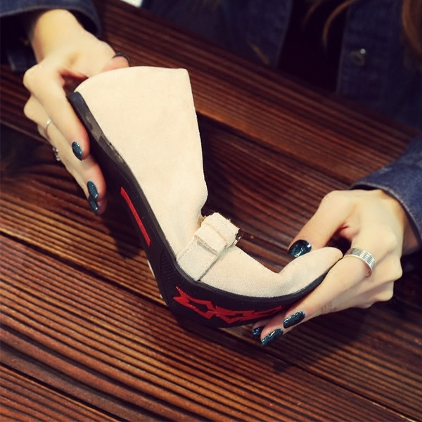 Mocasini de dama cu curea in doua culori