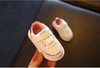 Tenisi casual eleganti pentru copii pentru fete in doua culori