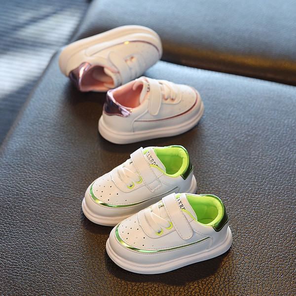 Tenisi casual eleganti pentru copii pentru fete in doua culori