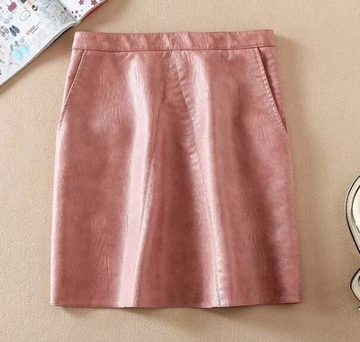 Fusta de dama simpla intr-un model larg din piele ecologica, in diferite culori