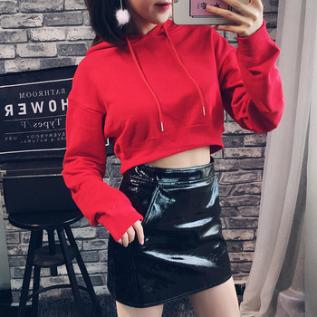 Fusta scurta de dama eleganta, cu talie inalta si buzunare frontale