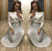 Fusta lunga plisata de dama in diferite culori cu talie elastica