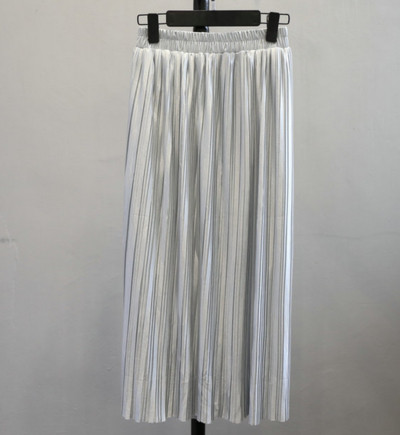 Fusta lunga plisata de dama in diferite culori cu talie elastica