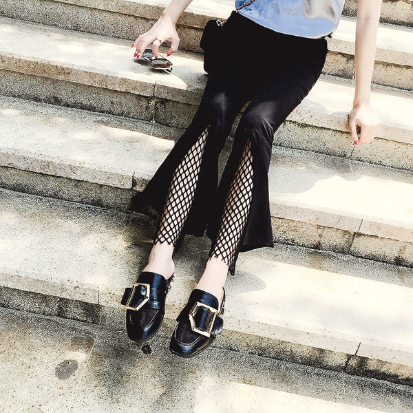 Pantaloni eleganti de dama cu talie inalta tip Charleston