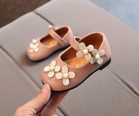 Sandale pentru copii elegante pentru fete cu motiv floral in doua culori