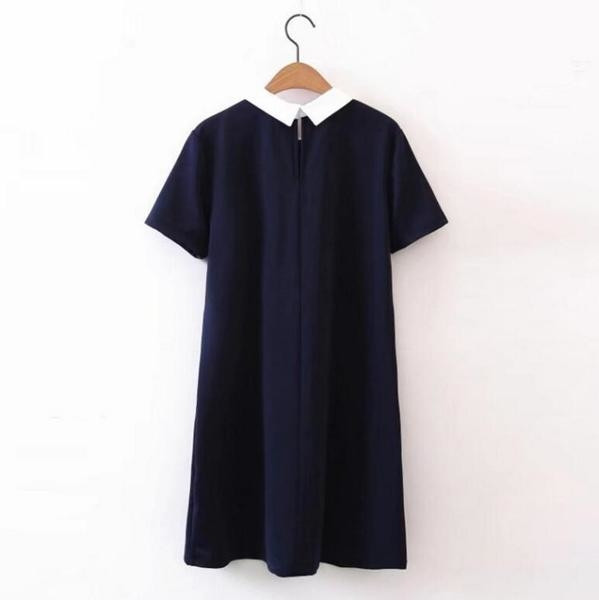 Rochie eleganta de dama in stil liber cu broderie