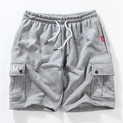 Къси мъжки панталони с връзки и джобове в различни цветове