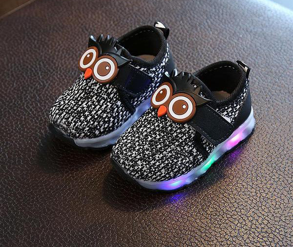 Ежедневни удобни детски маратонки унисекс с апликация в сив, черен и розов цвят 