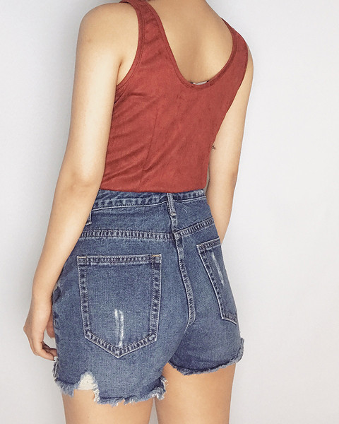 Стилен модерен дамски топ с връзки във два цвята