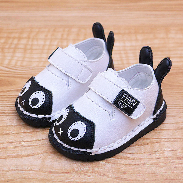 Pantofi copii pentru fete si baieti cu animatie 3D cu autocolante in trei culori