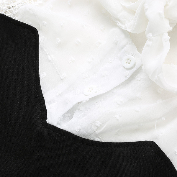 Стилна дамска рокля в свободен стил с панделка в два цвята