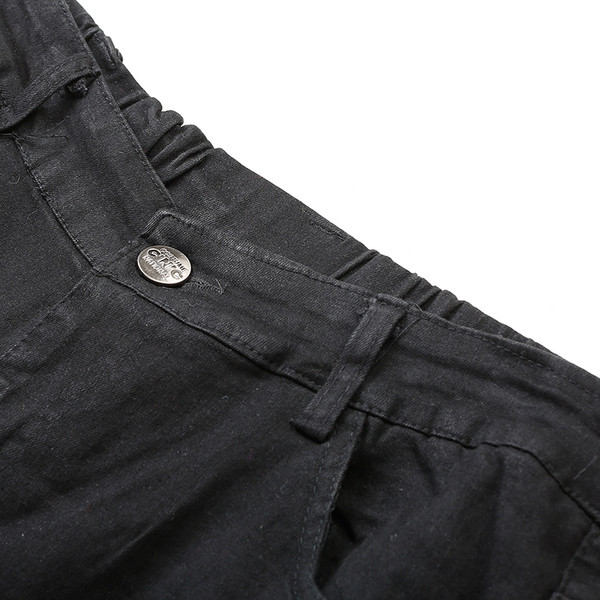 Pantaloni de dama simpli, potriviti pentru utilizarea de zi cu zi cu pete negre