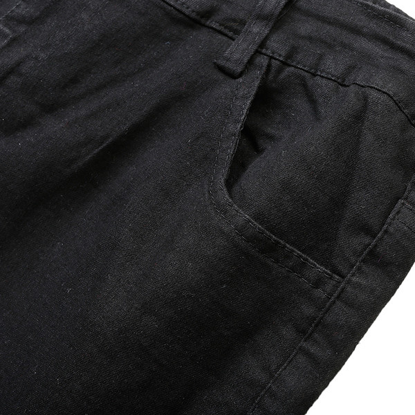 Pantaloni de dama simpli, potriviti pentru utilizarea de zi cu zi cu pete negre