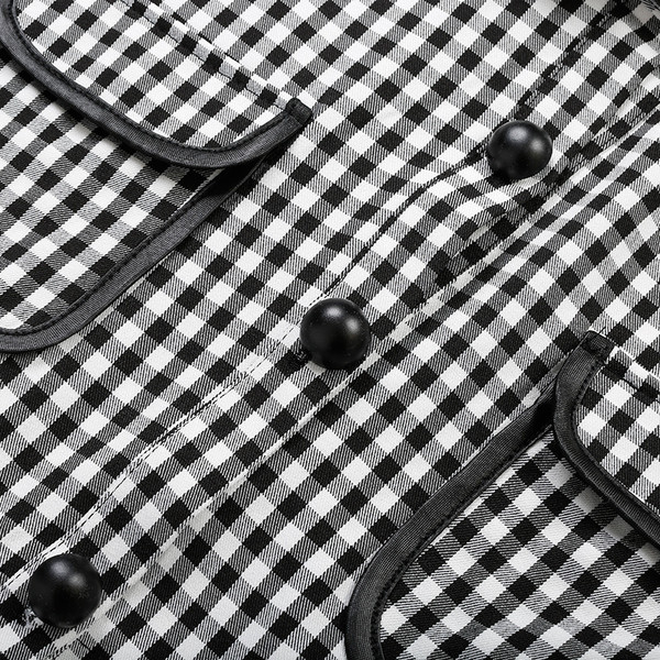 Rochie de dama eleganta cu decupaj in carouri, potrivita pentru utilizarea de zi cu zi