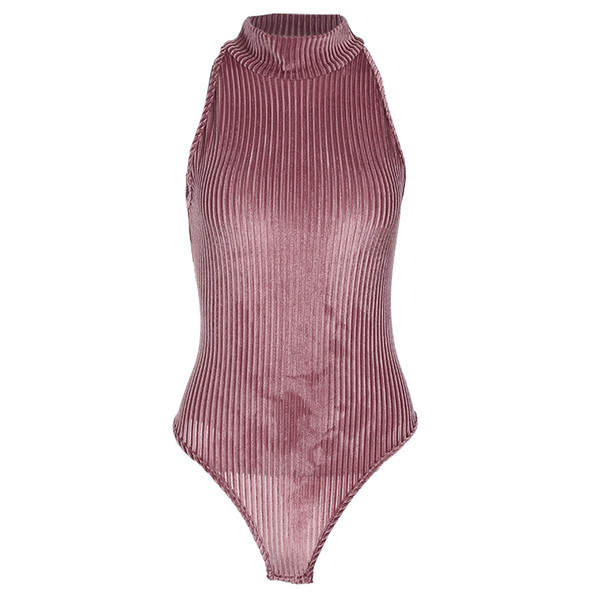 Μοντέρνο γυναικείο κορμάκι με κολάρο 