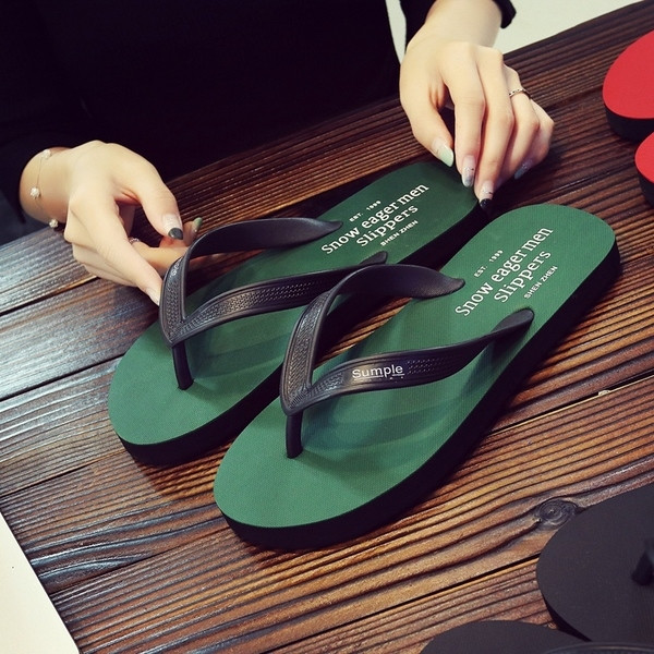 Καλοκαιρινές ανδρικές σαγιονάρες με ελαστικά ιμάντα στα δάχτυλα σε διάφορα χρώματα