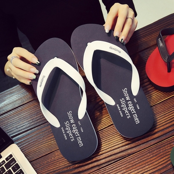 Καλοκαιρινές ανδρικές σαγιονάρες με ελαστικά ιμάντα στα δάχτυλα σε διάφορα χρώματα