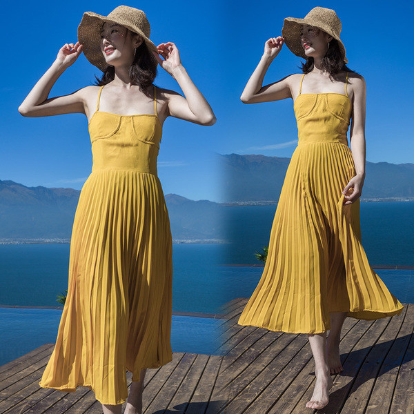 Γυναικείο καλοκαιρινό  φόρεμα με σταυρωμένα ιμάντα