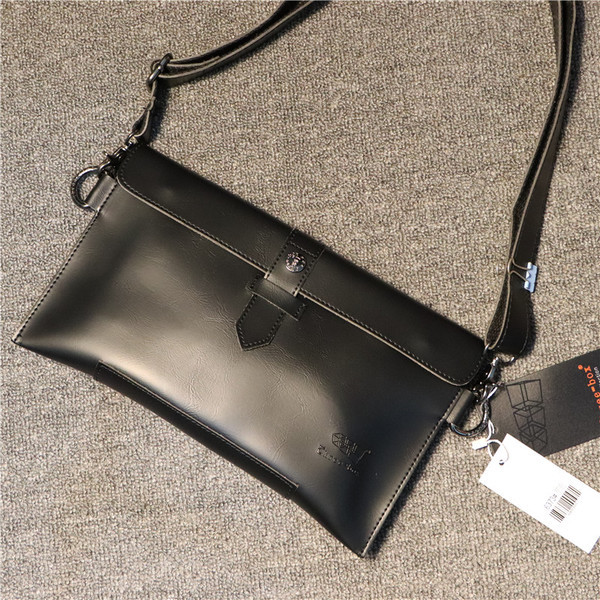 Geantă clutch bărbătească elegantă din imitație de piele în două culori