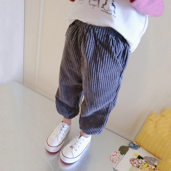 Blugi pentru copii cu buzunare pentru fata in trei culori