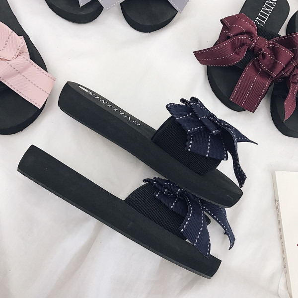 Papuci casual dama cu panglica in mai multe culori