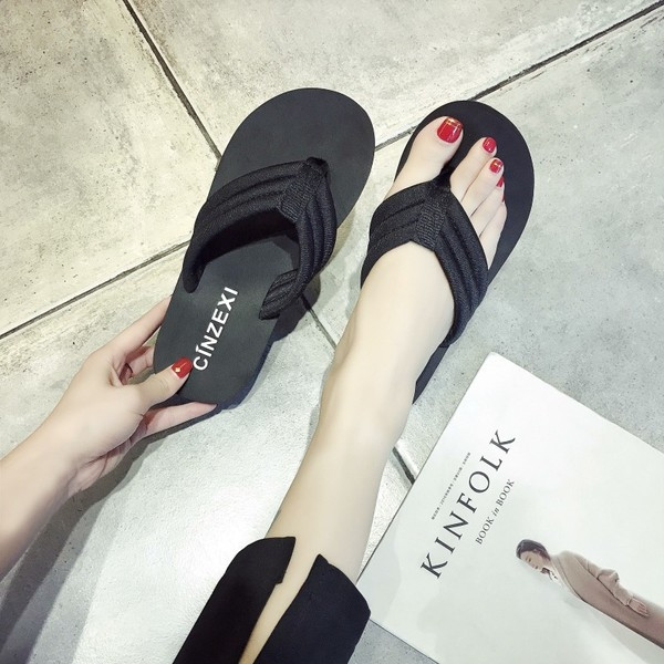 Papuci casual de damă, cu bretele groase peste vârf