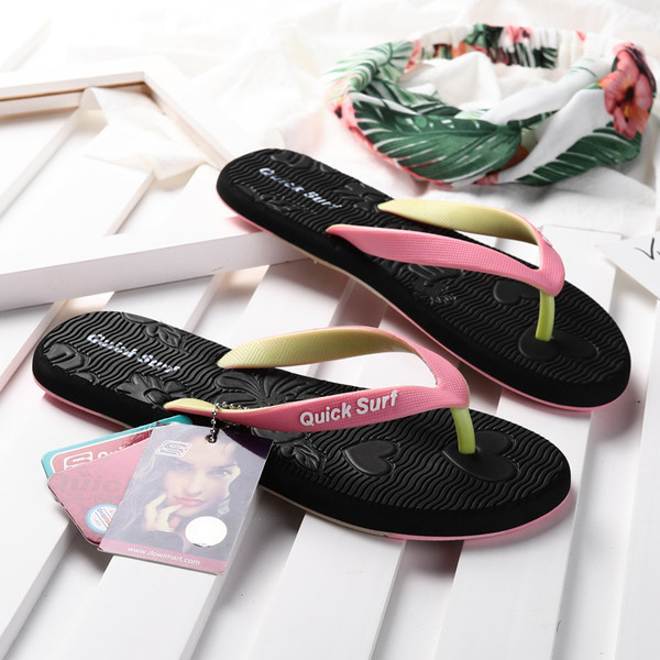 Papuci de dama cu imprimeu brant in doua culori