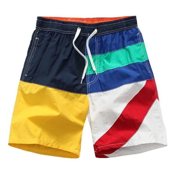 Pantaloni scurți colorați pentru bărbați, cu buzunare și cravate