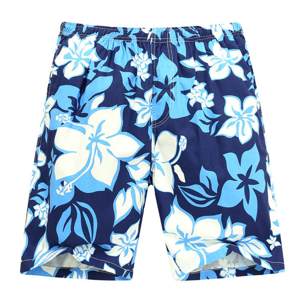 Pantaloni scurți pentru bărbați în două culori cu motive florale