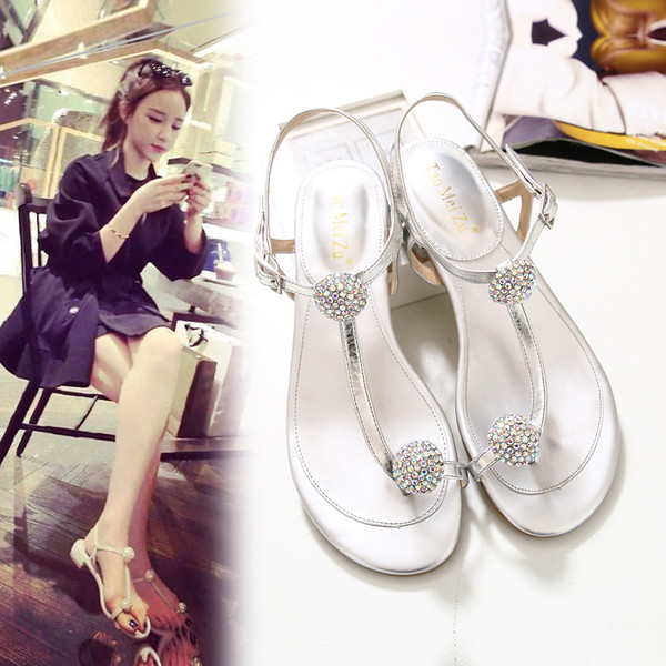 Sandale de dama elegante cu pietre decorative